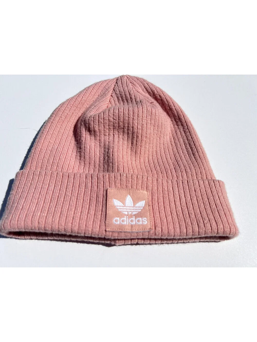Adidas Winter Beanie Hat Cap Womens Blush Pink One Size